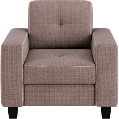 Places of Style Varese Taupe Sessel Places of Style Varese Taupe Sessel