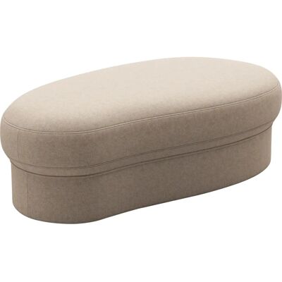 SIT & MORE Samba Hocker - Polsterhocker, 144cm, taupe SIT & MORE Samba Hocker - Polsterhocker, 144cm, taupe