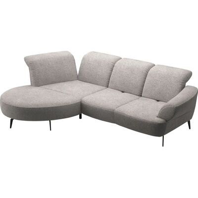 SIT & MORE Dance Silber Ecksofa - Sofa SIT & MORE Dance Silber Ecksofa - Sofa