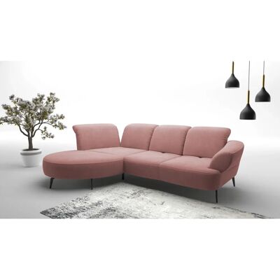 SIT & MORE Dance Rosaschwarz Sofa mit Sit & Kopfverstellung - Sofas SIT & MORE Dance Rosaschwarz Sofa mit Sit & Kopfverstellung - Sofas