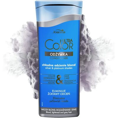 Balsamo Joanna Ultra Color - Capelli schiariti e grigi - 200g Balsamo Joanna Ultra Color - Capelli schiariti e grigi - 200g
