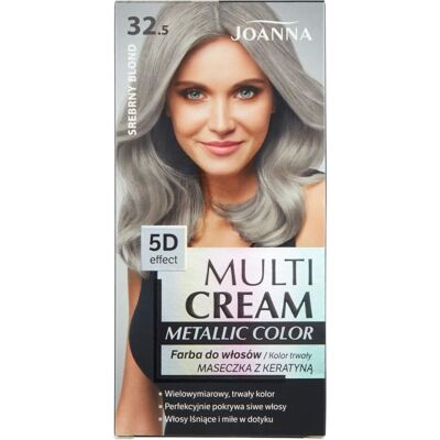Joanna Silberblonde Haarfärbecreme - Metallischer Glanz - 150 ml Joanna Silberblonde Haarfärbecreme - Metallischer Glanz - 150 ml
