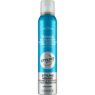 Mousse de récupération capillaire Joanna Styling Effect - Fixation très forte 150 ml - Publicité Mousse de récupération capillaire Joanna Styling Effect - Fixation très forte 150 ml - Publicité