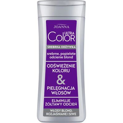 Joanna Ultra Color Silber Haar Conditioner - Aschblonde Töne Joanna Ultra Color Silber Haar Conditioner - Aschblonde Töne