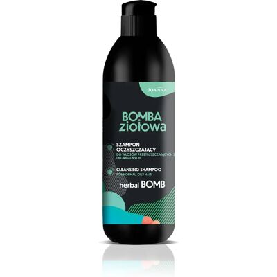 Joanna Herbal Bomb Reinigendes Shampoo - Tiefenreinigung für fettiges Haar & Kopfhaut - 500 ml Joanna Herbal Bomb Reinigendes Shampoo - Tiefenreinigung für fettiges Haar & Kopfhaut - 500 ml