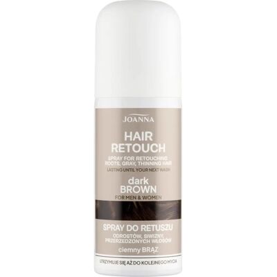 Joanna Hair Retouch Spray - Dark Brown - Root Covering - 75ml - Hair Spray Joanna Hair Retouch Spray - Dark Brown - Root Covering - 75ml - Hair Spray