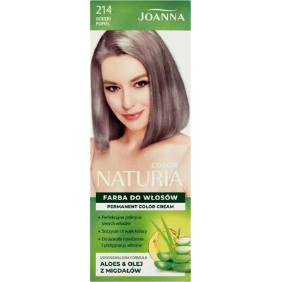 Joanna Naturia Gołębi Popiel Haarfärbemittel - Tiefe Farbe, Pfirsichextrakt & Milchproteine Joanna Naturia Gołębi Popiel Haarfärbemittel - Tiefe Farbe, Pfirsichextrakt & Milchproteine
