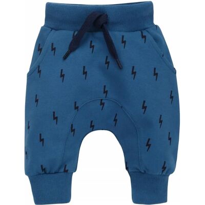 Pinokio Kids's Orange Flip Joggers Navy Blue - Joggers Pinokio Kids's Orange Flip Joggers Navy Blue - Joggers