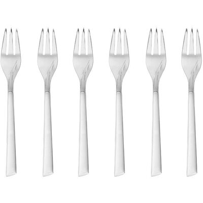 Set di forchette da torta Gerlach Flames - Acciaio inossidabile - 6 pezzi Set di forchette da torta Gerlach Flames - Acciaio inossidabile - 6 pezzi