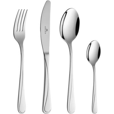 Ensemble de Couverts Mango en Acier Inoxydable Gerlach - 24 Pièces pour 6 Personnes Ensemble de Couverts Mango en Acier Inoxydable Gerlach - 24 Pièces pour 6 Personnes