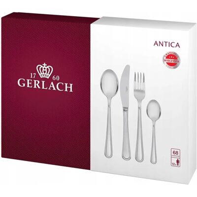 Ensemble de couverts Antica de Gerlach ovského - Acier inoxydable - Argent - 50x37x10cm Ensemble de couverts Antica de Gerlach ovského - Acier inoxydable - Argent - 50x37x10cm
