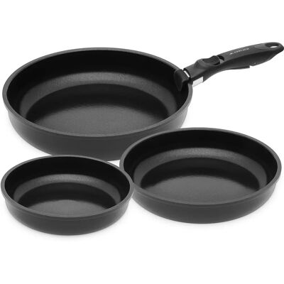 Ensemble de 3 Poêles Antiadhésives Gerlach - Set de Cuisine Ensemble de 3 Poêles Antiadhésives Gerlach - Set de Cuisine