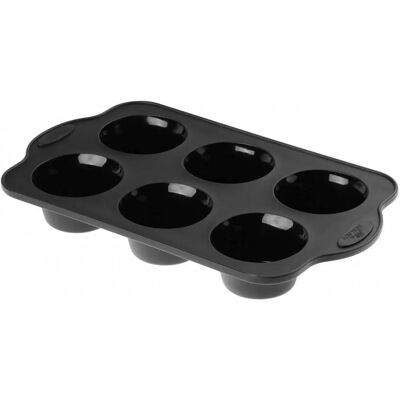 Stampo in silicone Gerlach - Nero - Stampo per muffin Stampo in silicone Gerlach - Nero - Stampo per muffin