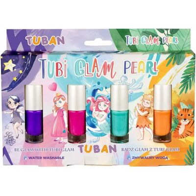 Tuban Nagellack-Set - Perlmutt - 4 st - Nagellack-Set Tuban Nagellack-Set - Perlmutt - 4 st - Nagellack-Set