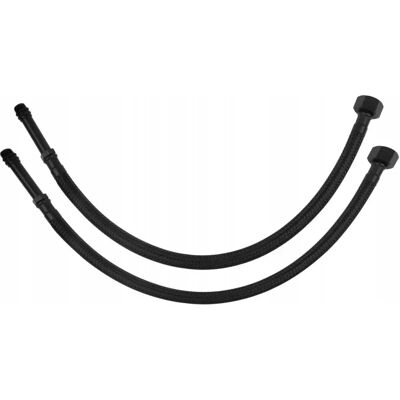 Tuyau d'eau flexible en nylon TECRA - 60cm - M10 x 3/8 - Noir - Publicité Tuyau d'eau flexible en nylon TECRA - 60cm - M10 x 3/8 - Noir - Publicité