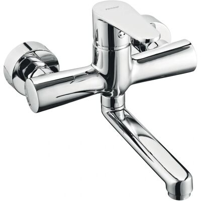 Algeo Wandmontierter Wasserhahn - Drehbarer Auslauf & Keramikkartusche Algeo Wandmontierter Wasserhahn - Drehbarer Auslauf & Keramikkartusche