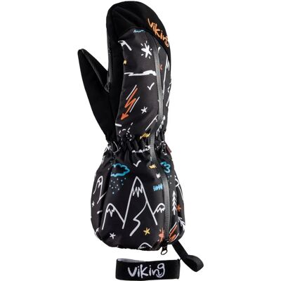 Rękawice Viking Snoppy - Dziecięce Zimowe Rękawice Czarny Rękawice Viking Snoppy - Dziecięce Zimowe Rękawice Czarny