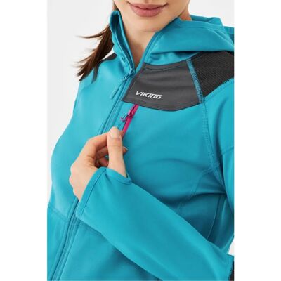 Modrá fleece mikina Viking Yosemite s vysokým stojáčkem Modrá fleece mikina Viking Yosemite s vysokým stojáčkem