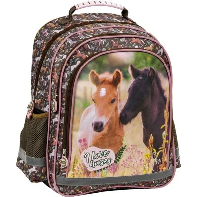 Nerka Derform Konie 24 - Dwa Pojemne Paski, Brązowy, 20L Nerka Derform Konie 24 - Dwa Pojemne Paski, Brązowy, 20L