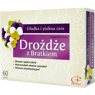 COLFARM Hefe mit Stiefmütterchen - Nahrungsergänzung COLFARM Hefe mit Stiefmütterchen - Nahrungsergänzung