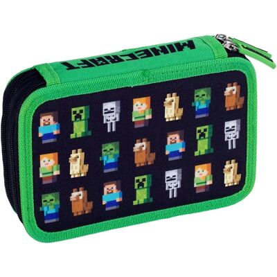 Trousse double Astra Minecraft - Trousse à crayons Trousse double Astra Minecraft - Trousse à crayons