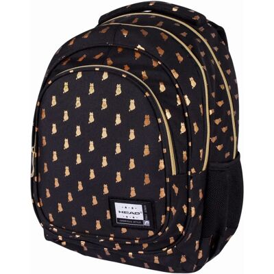 Szkolny plecak Head Golden Kitty - Ergonomiczny, 3 Komory Szkolny plecak Head Golden Kitty - Ergonomiczny, 3 Komory