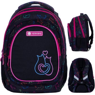 Astra Sac à Dos LO&VE - Sac avec Graphique de Chats Astra Sac à Dos LO&VE - Sac avec Graphique de Chats