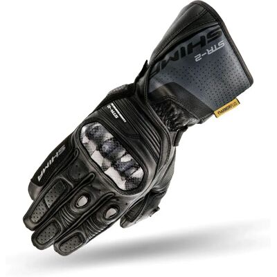 Gants moto Shima STR-2 - Noir, XXL Gants moto Shima STR-2 - Noir, XXL
