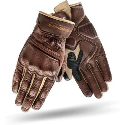 Gants de Moto Shima Aviator - Unisexe - Marron - 2XL Gants de Moto Shima Aviator - Unisexe - Marron - 2XL