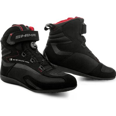 Chaussures de Moto Exo Vented de Shima - Noir - Toute l'année Chaussures de Moto Exo Vented de Shima - Noir - Toute l'année