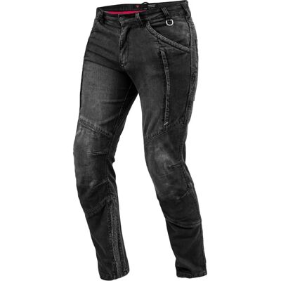Jeans motocyklowe Ghost Shima - Czarny - Rozmiar 36 Jeans motocyklowe Ghost Shima - Czarny - Rozmiar 36