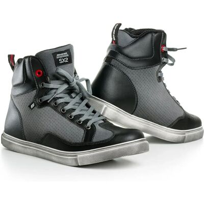 Chaussures moto Shima SX-2 - Noir Gris - Unisexe Chaussures moto Shima SX-2 - Noir Gris - Unisexe