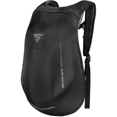 Shima Ayro Motorcycle Backpack - Unisex Black - 24L - Hard Shell Shima Ayro Motorcycle Backpack - Unisex Black - 24L - Hard Shell