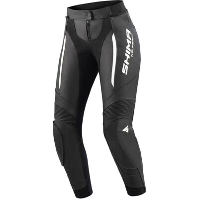 Shima Miura 2.0 Damen Motorrad Lederhose - Schwarz Weiß Shima Miura 2.0 Damen Motorrad Lederhose - Schwarz Weiß