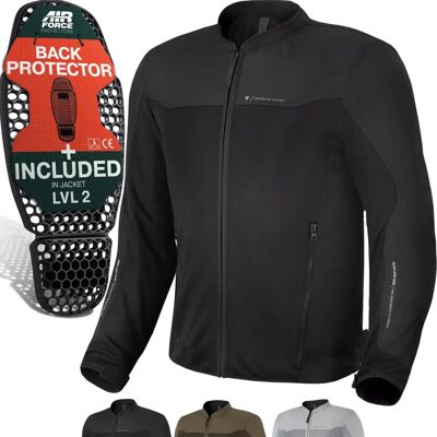 Veste textile moto Shima Openair - Légère, Ventilée, Ajustable Veste textile moto Shima Openair - Légère, Ventilée, Ajustable
