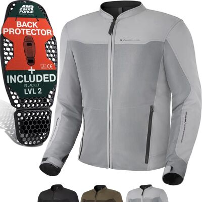 Shima Openair Motorcycle Textile Jacket - Gray Shima Openair Motorcycle Textile Jacket - Gray