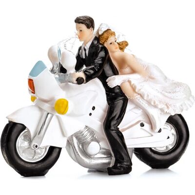 PartyDeco PF33 - Brautpaar auf Motorrad - Figur PartyDeco PF33 - Brautpaar auf Motorrad - Figur