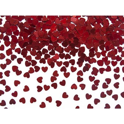 Pricenet - Hearts - Červená - 5mm 30g - Confetti Pricenet - Hearts - Červená - 5mm 30g - Confetti
