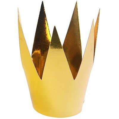 Couronne de fête dorée PartyDeco KRN2-019 - Accessoire déguisement - Publicité Couronne de fête dorée PartyDeco KRN2-019 - Accessoire déguisement - Publicité