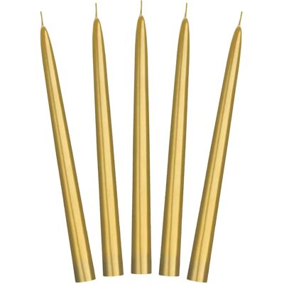 Pricenet Goldene Konische Kerzen - Kerzestil Pricenet Goldene Konische Kerzen - Kerzestil