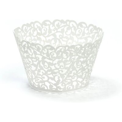 PartyDeco FM1 Cupcake - Blanc - 10 pcs - Publicité PartyDeco FM1 Cupcake - Blanc - 10 pcs - Publicité