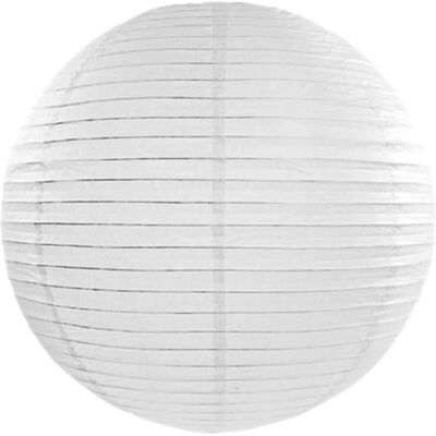 Pricenet Papierlaterne - Weiß - 45cm Pricenet Papierlaterne - Weiß - 45cm
