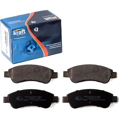 KRAFT AUTOMOTIVE Bremsbelagsatz - Vorderachse für Citroën Berlingo Peugeot 19mm KRAFT AUTOMOTIVE Bremsbelagsatz - Vorderachse für Citroën Berlingo Peugeot 19mm