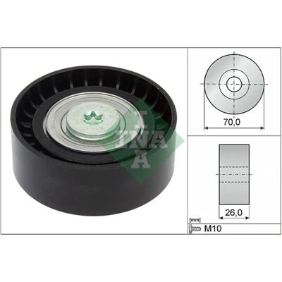 INA 532 0434 10 V-vuoripyörä - V-belt pulley INA 532 0434 10 V-vuoripyörä - V-belt pulley