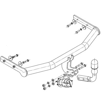STEINHOF S-102 Attelage de remolque - Trailer Hitch STEINHOF S-102 Attelage de remolque - Trailer Hitch