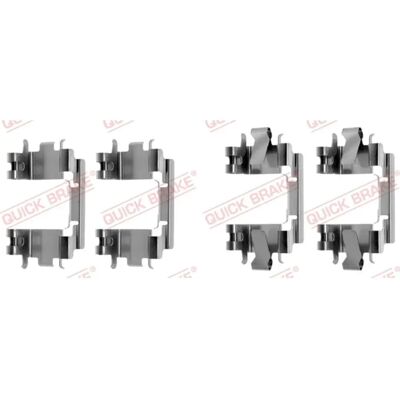 QUICK BRAKE 109-1257 - Kit de plaquettes de frein à disque QUICK BRAKE 109-1257 - Kit de plaquettes de frein à disque