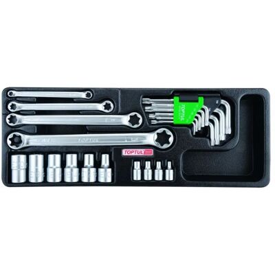 Modulo utensili TOPTUL GAAT2302 - Acciaio cromo-vanadio Modulo utensili TOPTUL GAAT2302 - Acciaio cromo-vanadio