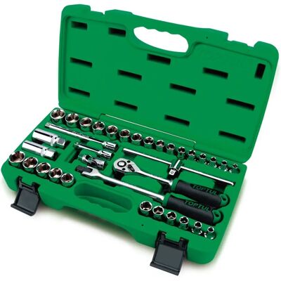 Set di bussole TOPTUL GCAI3501 - 35 pezzi 3/8" Set di bussole TOPTUL GCAI3501 - 35 pezzi 3/8"