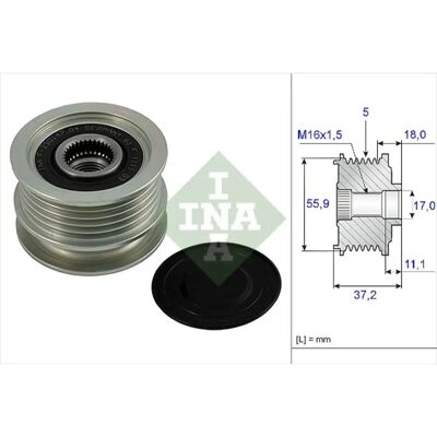 INA generaattorin rulla - 535 0018 10 INA generaattorin rulla - 535 0018 10