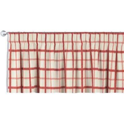 Dekoria Lambrequin - Ecru, Rot, Rot/Burgund - 40cm - Fensterdekoration Dekoria Lambrequin - Ecru, Rot, Rot/Burgund - 40cm - Fensterdekoration